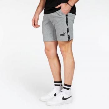 Pantalones Puma Ess+ Tape Shorts 9 Gris