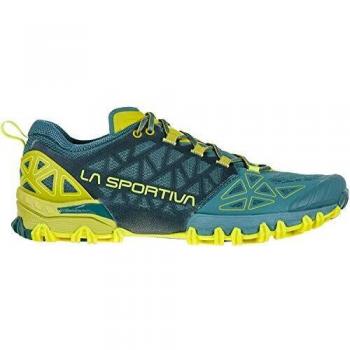 LA SPORTIVA Bushido II, Zapatillas de Trail Running Hombre, Pine/Kiwi, 41 EU
