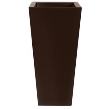 Maceta Wellhome Civic 40x80 cm - Polietileno - Color Blanco - Capacidad 35L
