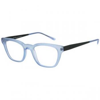 Italia Independent II 5534 020.000 Men's Eyeglasses Blue Size 47 - Frame Only, Blue Light Block Available