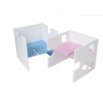 babybay Babycube - Cubo para sentarse/jugar, color blanco