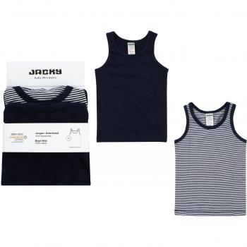 Camiseta térmica íntima azul cobalto / blanca JACKY