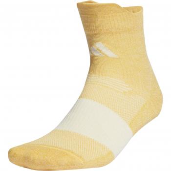 Calcetines Medios de Running Adidas Supernova Amarillo-Crema, Talla 37-39