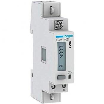 Hager ECM140D Direct Current Meter 40A with MBUS and MID Compliance