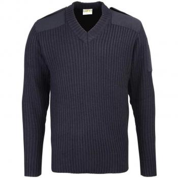 RTY Mens Nato Style V Neck Workwear Security Sweater Black,Navy,S,M,L,XL,XXL,3X