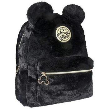 CERDÁ LIFE'S LITTLE MOMENTS ARTESANIA CERDA Mochila Casual Pelo Mickey, 33cm, Negro