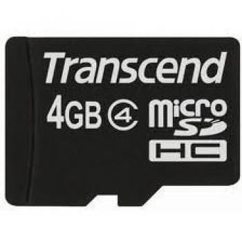 Transcend-Tarjeta micro-sd 4 GB de clase 4 ts4gusdc4 para Samsung GT-C6712