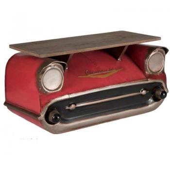 Estantería estilo industrial coche rojo