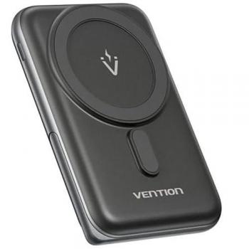 Powerbank Inalámbrico 10000mAh Vention FHNB0, 20W, Negra