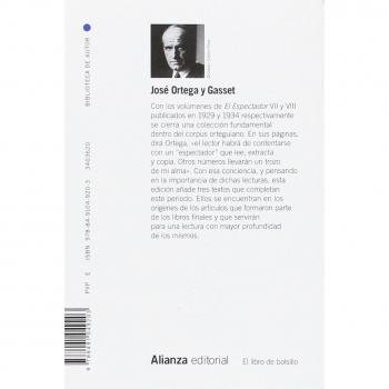 El Espectador VII y VIII - José Ortega Y Gasset