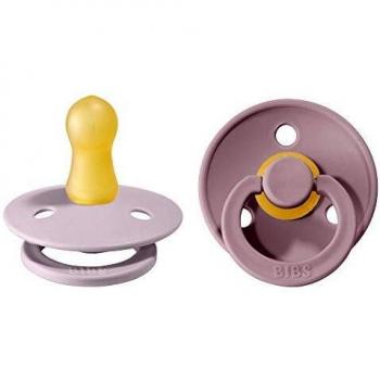 Chupete BIBS T.1 Latex Round Dusty Lilac/Heather