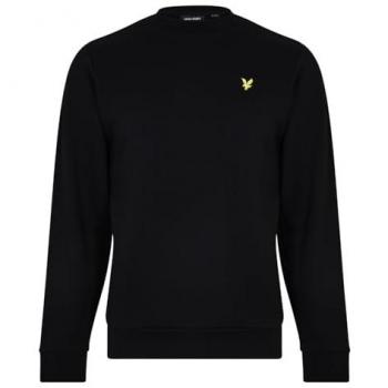 Lyle & Scott Heritage Crewneck Sweatshirt in Jet Black
