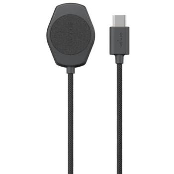 Cable de carga USB-C magnético negro para relojes Suunto Race 2 y Vertical 2