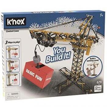 K'nex Imagine - Grúa de construcción con Motor, Juego de Construcción, 817 piezas, +9 años