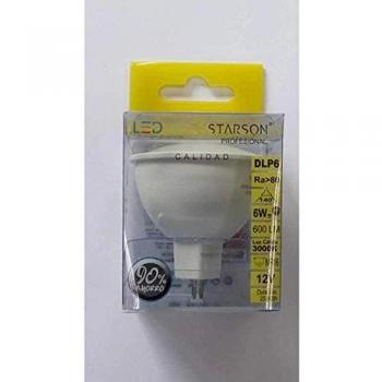 Starson LAMPARA ILUMINACION LED DICROICA GU5.3 6W 600LM 3000K 110664