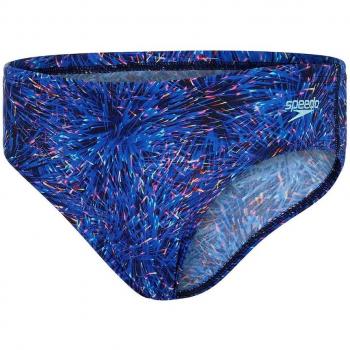 Speedo - Bañador de niños de natación Digi Allover 6.5cm Brief Speedo