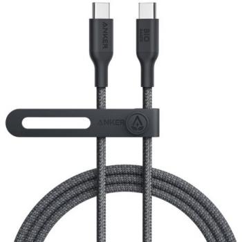 Anker 544 Cable USB-C a USB-C Bio-Nylon 1,8 m 140W Negro-Gris
