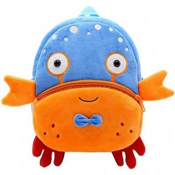 Haioo Mochila Infantil para Niños con Figuras de Animales Bonitos Mochilas Escolares para Niños 2-4 Años