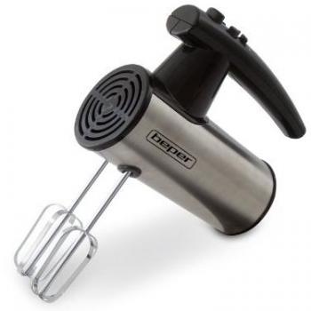 Beper Chef - Batidor profesional con display, color plateado