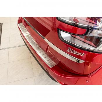 tuning-art 943 Protección Parachoques para Citroen C4 Grand Picasso 2 2013- Acero INOX, 5 años de garantía