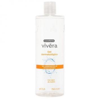 ACOFARMA Vivera Gel Dermatológico Cero Flor de Azahar, Ph 5.5, Envase de 750 ml