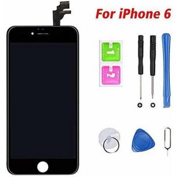 Hoonyer Pantalla para iPhone 6 Pantalla táctil LCD Kit de Pantalla de Repuesto Ensamblaje de Marco Digitalizador Herramienta de reemplazo de conversión Completa