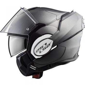 LS2 Valiant Casco de Moto, Hombre, Titanio, XS