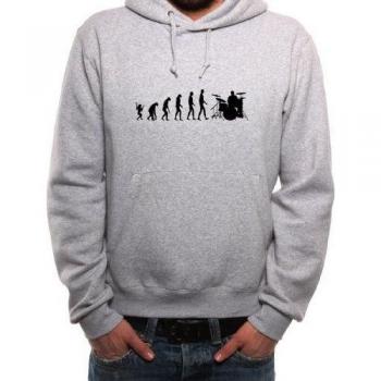Mister Merchandise Hoodie para Hombre Evolution Drummer Drumms Trommeln - Sudadera con Capucha S-XXL - Muchos Colores