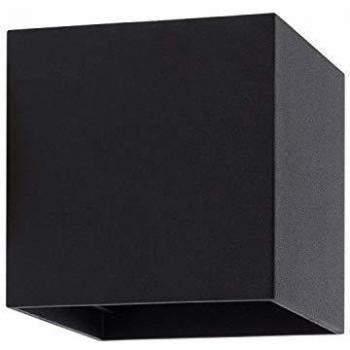 Aplique de Pared Exterior LED 6W Aluminio Doble Cara Eros Negro 4000K