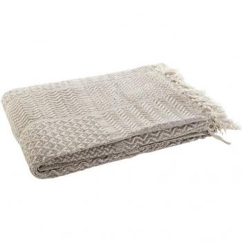 Manta DKD Home Decor 130 x 170 x 1 cm Beige