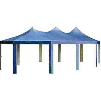 vidaXL Cenador Jardín 834x448x320 cm Blanco Estructura Parasol Terraza Patio