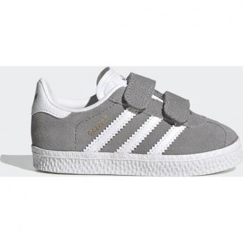 Adidas Gazelle CF Gris Bebé - Zapatillas Skate Niño con Cierre de Velcro