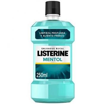Listerine, Enjuague Bucal Mentol, 250 ml