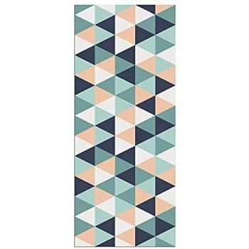 Alfombra Vinílica, Geométrico, 120 x 50 x 0.2 cm, Multicolor, ALV-046