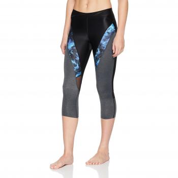 Speedo Stormza, Leggings Capri para Mujer, Negro, Small