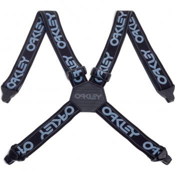 Tirantes Oakley Factory Suspenders Blackout One Size - Color negro y gris, diseño ajustable, material duradero, estilo moderno