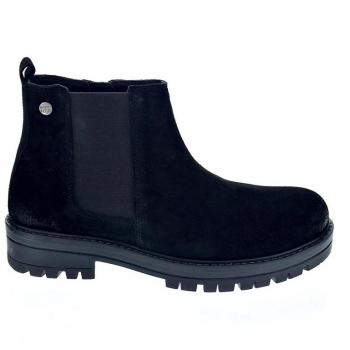 Botines Gioseppo Elze - Botas de Cuero Negras para Niñas - Estilo Chelsea de Alta Calidad