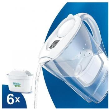 Caraffa filtrante Brita Marella 2,4 L Blanca con 6 filtros Maxtra Pro All-in-1