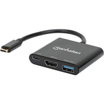 DOCKING STATION MANHATTAN USB-C/HDMI,USB-C PD,USB TIPO A 3.2