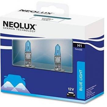 Neolux N448B Lámpara Halógena Incandescente Azul H1 55W 12V P14.5S