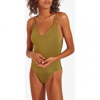 Banana Moon Women's 1-Piece Swimsuit Talasi with V-Neck
