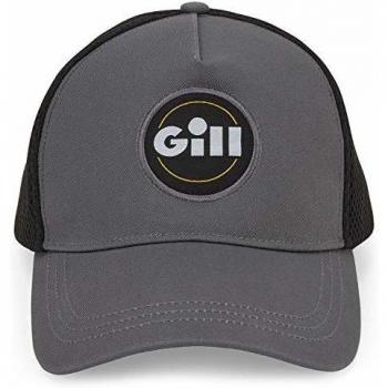 Gill Trucker Cap Hat - Ash - Este Sombrero Presenta un diseño de Gorra Trucker de algodón con Paneles Laterales y Traseros de Malla