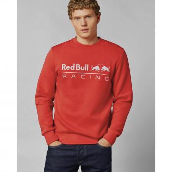 Sudadera unisex cuello redondo con logo estampado Red Bull Racing x Pepe Jeans Team Logo Crew rojo gris - XL