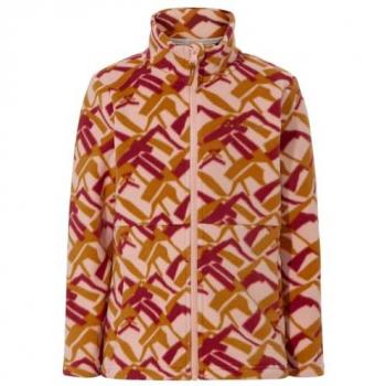 Vaude Kids Pulex AOP Unisex Fleece Jacket - Soft Pink - Size 110
