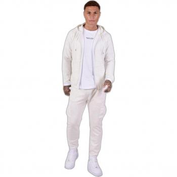 Textured Zip-Up Sweatshirt Project X Paris Sport White XL