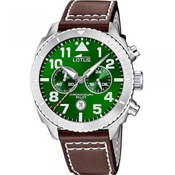 Lotus Reloj Analógico para Hombre de Cuarzo con Correa en Cuero Genuino 18705/2