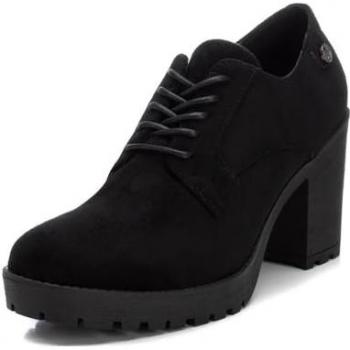Zapatos de Mujer XTI 143514 NEGRO, tipo: Zapato de cordones con tacón alto, características: color negro, cierre de cordón, talla 38
