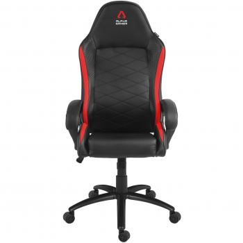 Silla Gaming Alpha Gamer AGMAYA Negra/Roja - Asiento Acolchado para Videojuegos