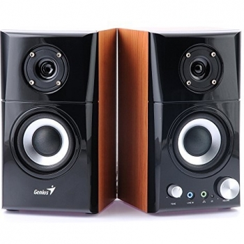 Altavoces Genius SP-HF500A de Madera con Potencia de 14W y Calidad Acústica Superior