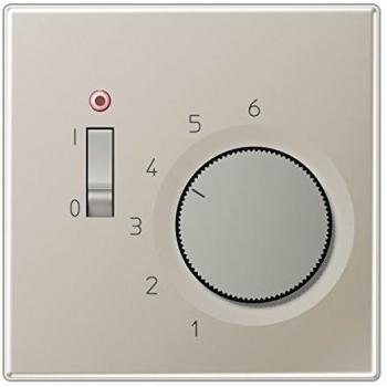 Termostato calefacción 10A 230V acero JUNG 0712149387